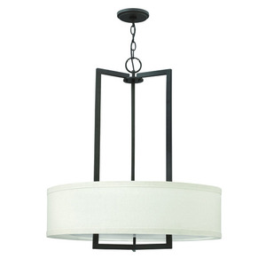 H3204KZLED Hampton Drum Pendant Pendant Light - Buckeye Bronze