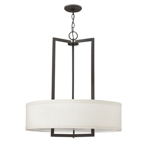 H3204KZ Hampton Drum Pendant Pendant Light - Buckeye Bronze