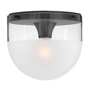 H32081BK Beck Flush Mount Ceiling Light - Black