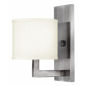 H3210AN Hampton 1 Bulb Wall Sconce - Antique Nickel