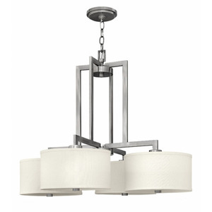H3214AN Hampton Mid Sized Chandelier Chandelier - Antique Nickel