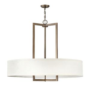 H3219BR Hampton Drum Pendant Pendant Light - Brushed Bronze