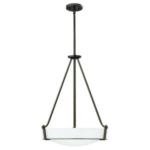 H3222OBWHLED Hathaway Up Light Pendant Light - Olde Bronze / White H3222OBWHLED Hathaway Up Light Pendant Light - Olde Bronze / White
