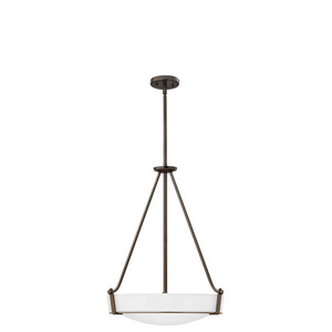 H3222OBWH Hathaway Up Light Pendant Light - Olde Bronze / White H3222OBWH Hathaway Up Light Pendant Light - Olde Bronze / White