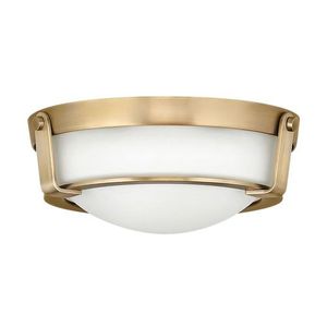 H3223HBLED Hathaway Flush Mount Ceiling Light - Heritage Brass