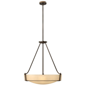 H3224OB Hathaway Up Light Pendant Light - Olde Bronze / Gold