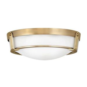 H3225HB Hathaway Flush Mount Ceiling Light - Heritage Brass