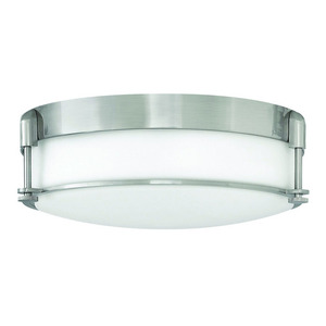 H3233BN Colbin Flush Mount Ceiling Light - Brushed Nickel