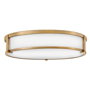 H3244BR Lowell Flush Mount Ceiling Light - Brushed Bronze