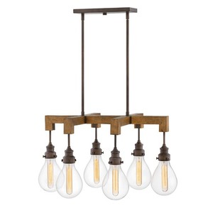 H3268IN Denton Linear Pendant Pendant Light - Industrial Iron