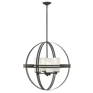 H3275BZ Atrium Mid Sized Chandelier Chandelier - Bronze