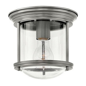 H3300ANCL Hadley Flush Mount Ceiling Light - Antique Nickel