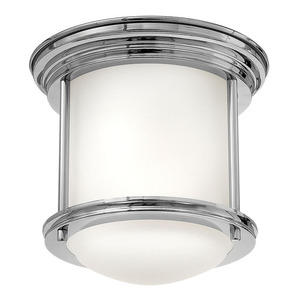 H3300CM Hadley Flush Mount Ceiling Light - Chrome