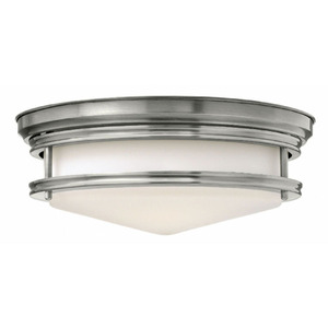 H3301ANLED Hadley Flush Mount Ceiling Light - Antique Nickel