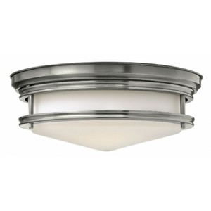 H3301AN Hadley Flush Mount Ceiling Light - Antique Nickel