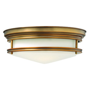H3301BRGU24 Hadley Semi Flush Mount Ceiling Light - Brushed Bronze H3301BRGU24 Hadley Semi Flush Mount Ceiling Light - Brushed Bronze