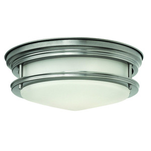 H3302ANGU24 Hadley Flush Mount Ceiling Light - Antique Nickel