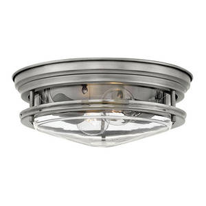 H3302ANCL Hadley Flush Mount Ceiling Light - Antique Nickel