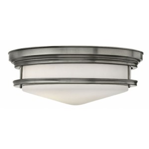 H3304AN Hadley Flush Mount Ceiling Light - Antique Nickel