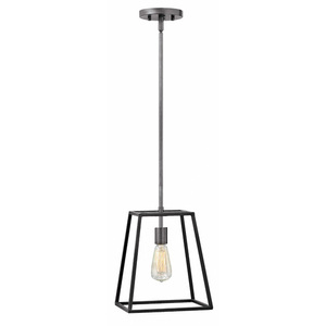 H3351DZ Fulton Entrance / Foyer Pendant Light - Aged Zinc