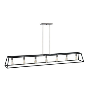 H3355DZ Fulton Linear Pendant Pendant Light - Aged Zinc