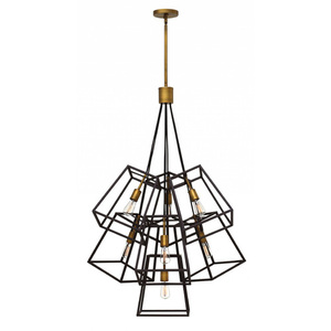 H3357BZ Fulton Multi Light Pendant Light - Bronze