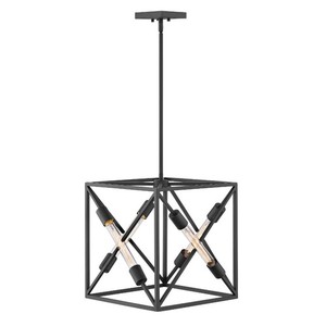 H3374SK Hewitt Entrance / Foyer Pendant Light - Satin Black