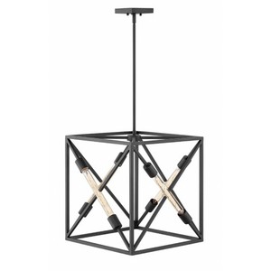 H3375SK Hewitt Entrance / Foyer Pendant Light - Satin Black