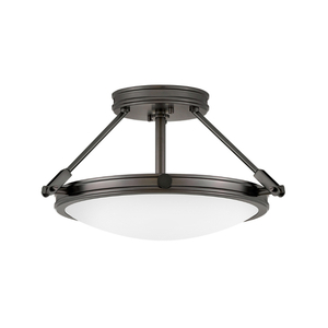 H3381BX Collier Semi Flush Mount Ceiling Light - Black Oxide H3381BX Collier Semi Flush Mount Ceiling Light - Black Oxide