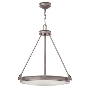 H3384AN Collier Down Light Pendant Light - Antique Nickel