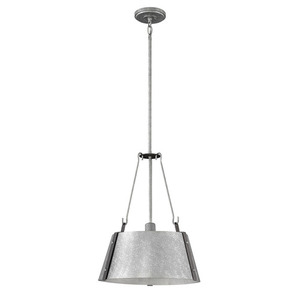 H3394GV Cartwright Down Light Pendant Light - Galvanized H3394GV Cartwright Down Light Pendant Light - Galvanized