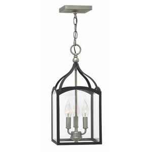 H3413DZ Clarendon Entrance / Foyer Pendant Light - Aged Zinc