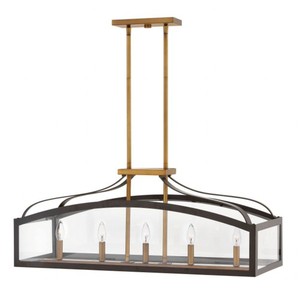 H3416BZ Clarendon Linear Pendant Pendant Light - Bronze