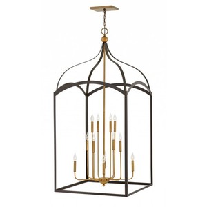 H3419BZ Clarendon Entrance / Foyer Pendant Light - Bronze