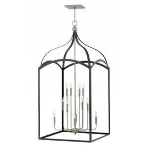 H3419DZ Clarendon Entrance / Foyer Pendant Light - Aged Zinc