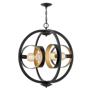 H3434SK Orson Entrance / Foyer Pendant Light - Satin Black