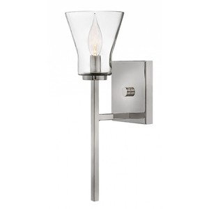 H3450PL Arden 1 Bulb Wall Sconce - Polished Antique Nickel