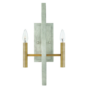 H3460CG Euclid Multi Bulb Wall Sconce - Cement Gray