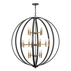 H3465SB Euclid Entrance / Foyer Pendant Light - Spanish Bronze