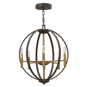 H3466SB Euclid Entrance / Foyer Pendant Light - Spanish Bronze