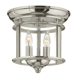 H3472PN Gentry Flush Mount Ceiling Light - Polished Nickel
