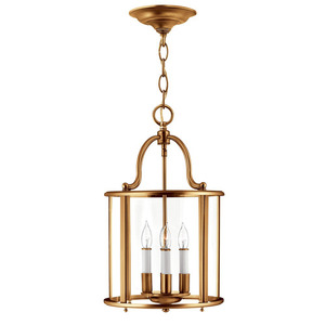 H3474HR Gentry Entrance / Foyer Pendant Light - Heirloom Brass