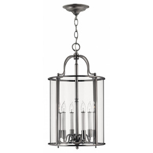 H3478PW Gentry Entrance / Foyer Pendant Light - Pewter H3478PW Gentry Entrance / Foyer Pendant Light - Pewter