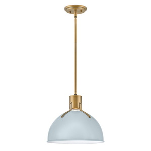 H3487PBL Argo Down Light Pendant Light - Pale Blue