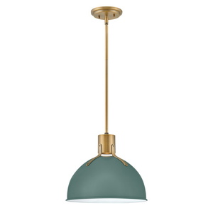 H3487SGN Argo Down Light Pendant Light - Sage Green