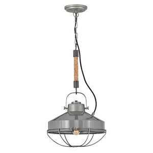 H34907RP Brooklyn Down Light Pendant Light - Rustic Pewter