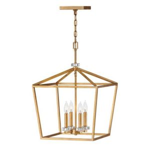 H3535DA Stinson Mini Chandelier - Distressed Brass