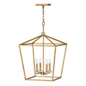 H3536DA Stinson Mini Chandelier - Distressed Brass