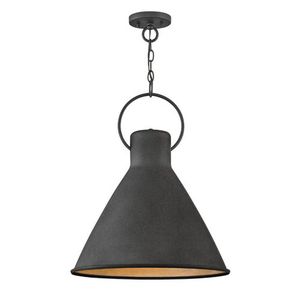 H3555DZ Winnie Down Light Pendant Light - Aged Zinc H3555DZ Winnie Down Light Pendant Light - Aged Zinc