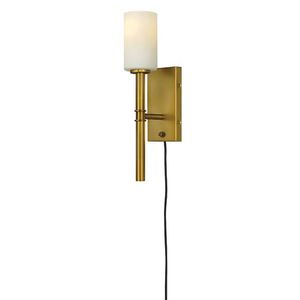 H3581VS Margeaux 1 Bulb Wall Sconce - Vintage Brass